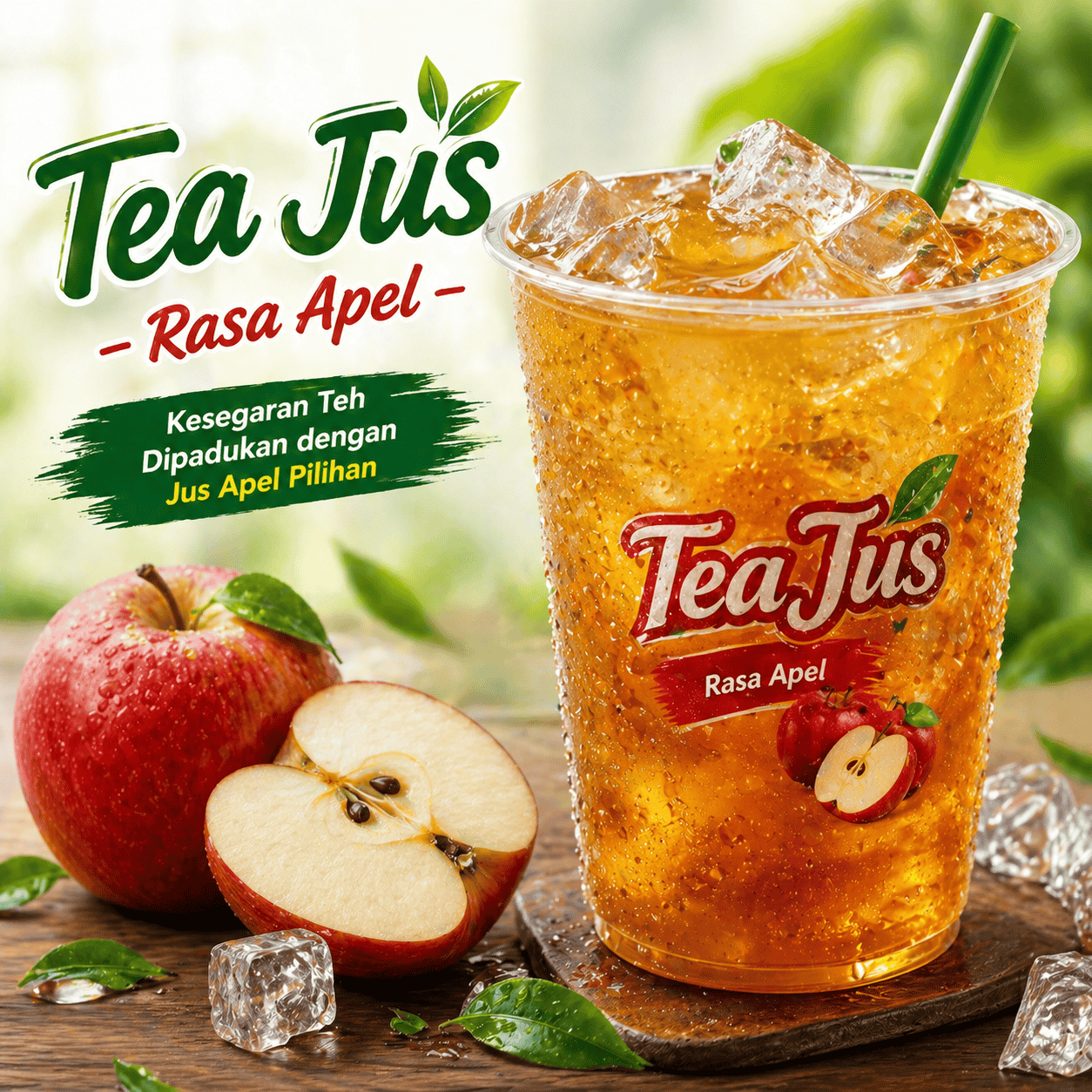 Tea Jus Rasa Apel Rice Bowl Mantul